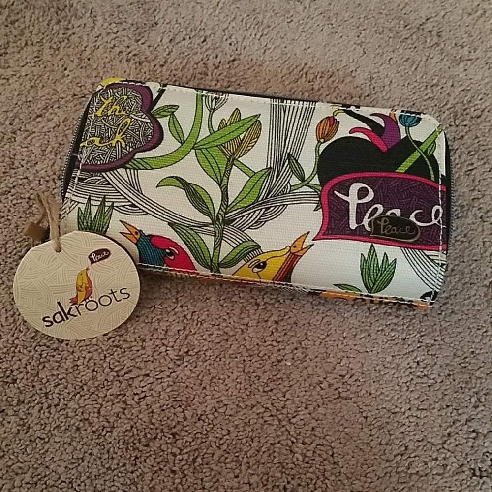 Floral wallet